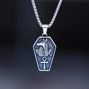Egyptian Anubis Pendant Necklace — 316L Stainless Steel