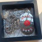 High-quality Stainless Steel Angel and Devil Wings Pendant Necklace, Personalized Design Hip-Hop Men's and Women's Gift Necklace
