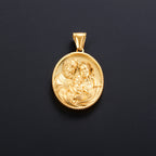 Jesus Cross Gold Pendant Necklace