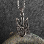 Delicate Antique Silver Color Seraph Prayer Good Luck Necklace Pendant Men Women Anniversary Amulet Jewelry Gift