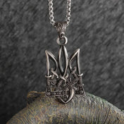 Seraph Angel Pendant Necklace — Silver Amulet