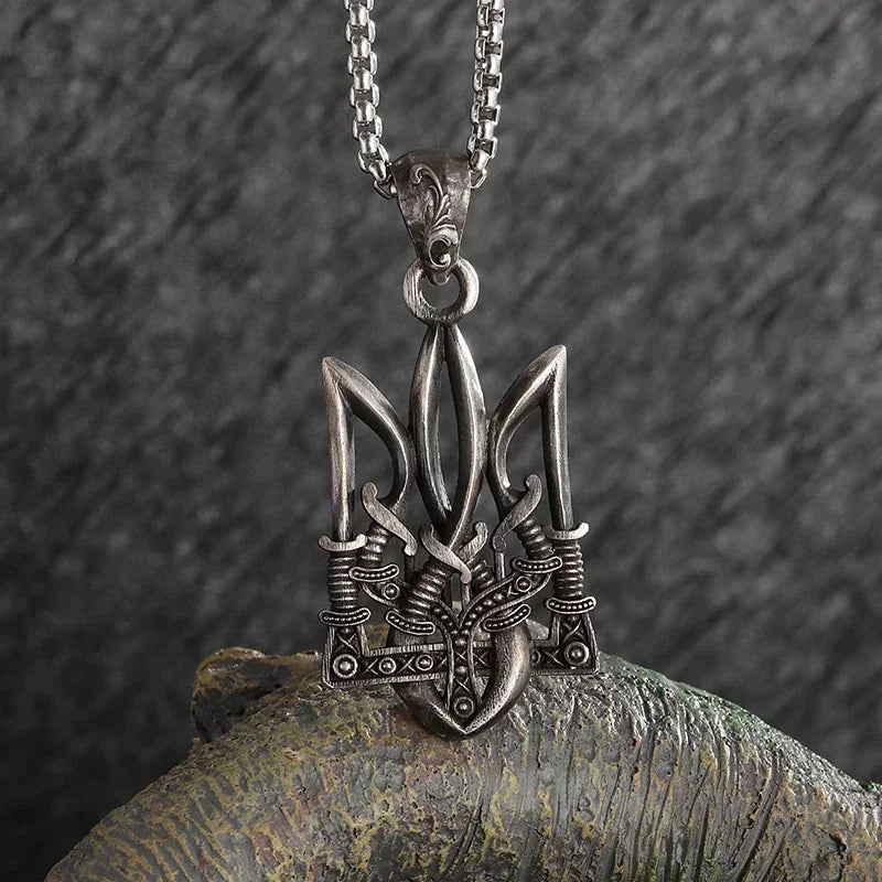 Delicate Antique Silver Color Seraph Prayer Good Luck Necklace Pendant Men Women Anniversary Amulet Jewelry Gift