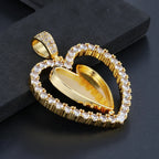 Heart Photo Pendant Necklace Memory