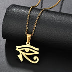 Eye of Horus Pendant Necklace — Zinc Alloy