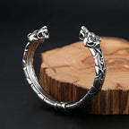 Viking Tiger Head Bracelet — Stainless