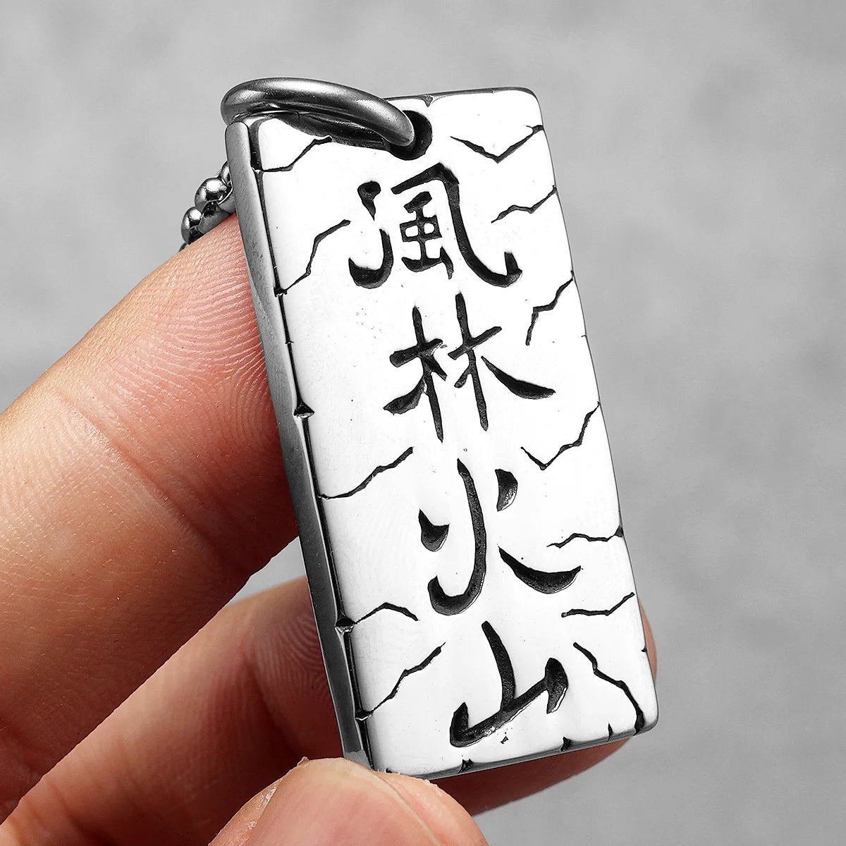 Art of War Furinkazan Pendant — Stainless Steel