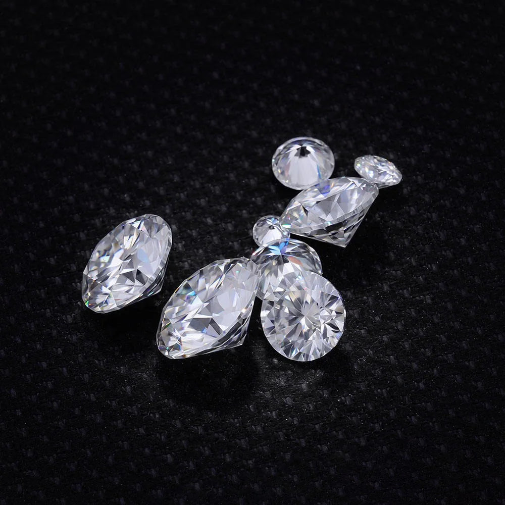 VVS1 Moissanite Loose Stones D Color 0.7-10MM