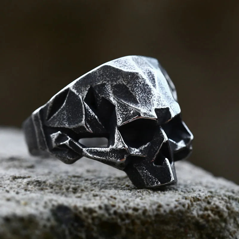 Skull Ring — 316L Stainless Steel Punk