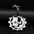 Greek Silver Pendant Letter Psi Symbol Jewery