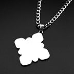 Orthodox Pantocrator Jesus IC XC Cross Necklace — Stainless Steel