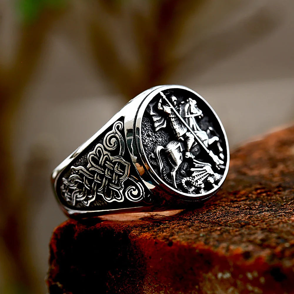 Ring Gothic Dragon Stainless Steel