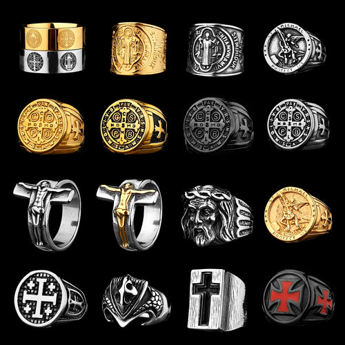 Catholic Stainless Steel Ring
