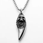 Cross Skull Pendant Necklace Stainless Steel