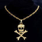 Fashion 18K Golden Plated Hip Hop Rock Necklace Stainless Steel US Dollar Money Sign Pendant Necklace Mens Women Jewellery Gift