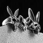 Bat Skull Ring — Stainless Steel