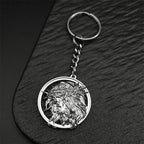 Jesus Crown of thorns Men's Necklace Stainless Steel Gold Color Chain Crucifix Medal Male Neckalces Religious Jewelry