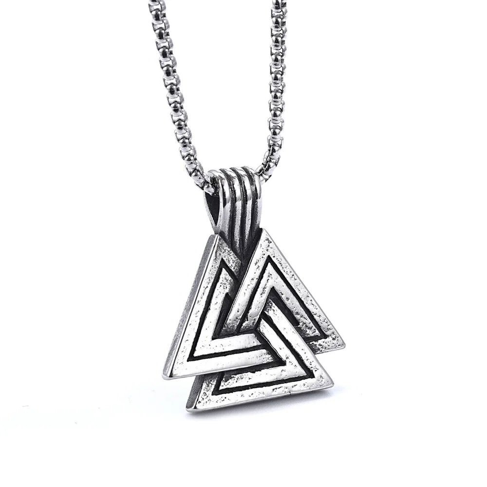 Odin Rune Viking Pendant Necklace