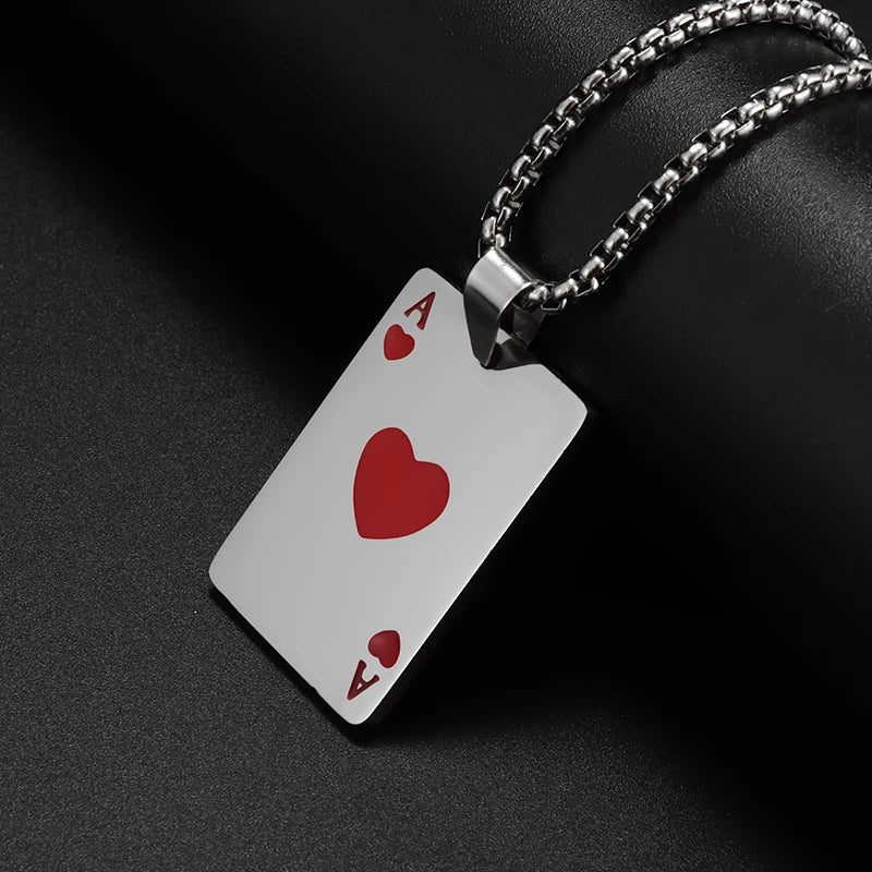 Anubis Stainless Steel Pendant Necklace