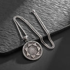 7 Archangels Seal Pendant Solomon Talisman Stainless Steel Necklace Mystical Amulet Jewelry For Men Women Hip Hop Rock
