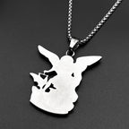 Archangel Michael Amulet Necklace — Silver-Tone