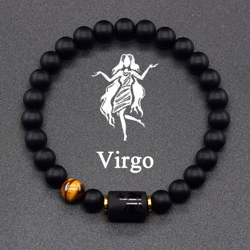 12 Zodiac Signs Bracelet Homme 12 Constellation Jewelry for Women Scorpio Gemini Sagittarius Bracelet Friendship Gift Whoelsales