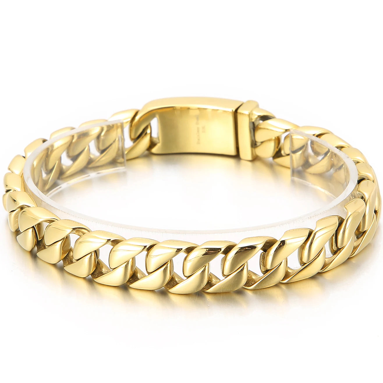 Luxury Gold Color Bracelet Man Friendship Men's Bracelets & Bangles In Metal Stainless Steel On Hand Jewelry Gifts For
