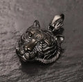 Domineering Tiger Head Pendant Men\\\'s Fashion Animal Tiger Necklace Punk Hip-Hop Trend Casual Jewelry Boyfriend Gift