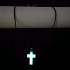 Noctilucent Glowing Necklace Classic Cross Design Pendant Necklaces Luminous Necklace Night Fluorescence Glow In Dark Necklace