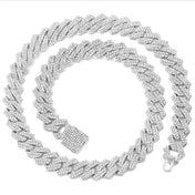 20MM Iced Out Cuban Link Chain — Gold