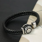 New personalized Wanjia European and American bracelet MB bracelet woven stainless steel men's bracelet