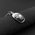 Spartan Helmet Pendant Necklace — Stainless Steel