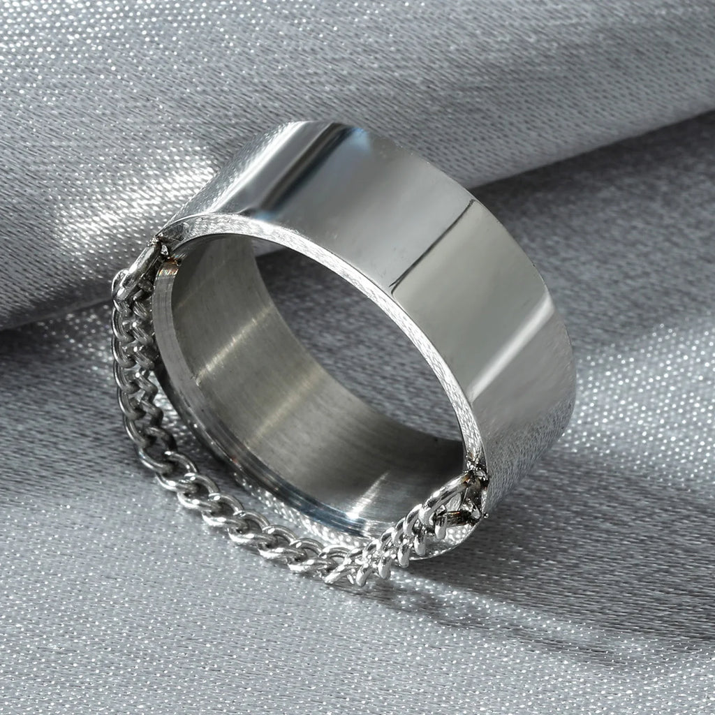 Vintage 316L Stainless Steel Ring for Men And Women Never Fade Power Lucky Mantra Ring