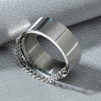 Vintage 316L Stainless Steel Ring for Men And Women Never Fade Power Lucky Mantra Ring
