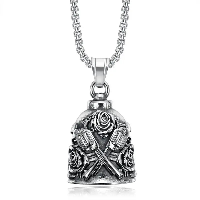 Moto Bell Steel Pendant Punk Motorcycle