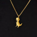 Dinosaur Stainless Steel Pendant Necklace
