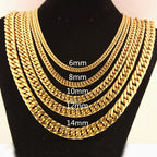 Cuban Link Necklace 8-18mm — Stainless