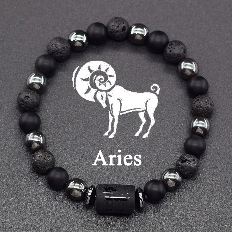 12 Zodiac Signs Bracelet Homme 12 Constellation Jewelry for Women Scorpio Gemini Sagittarius Bracelet Friendship Gift Whoelsales