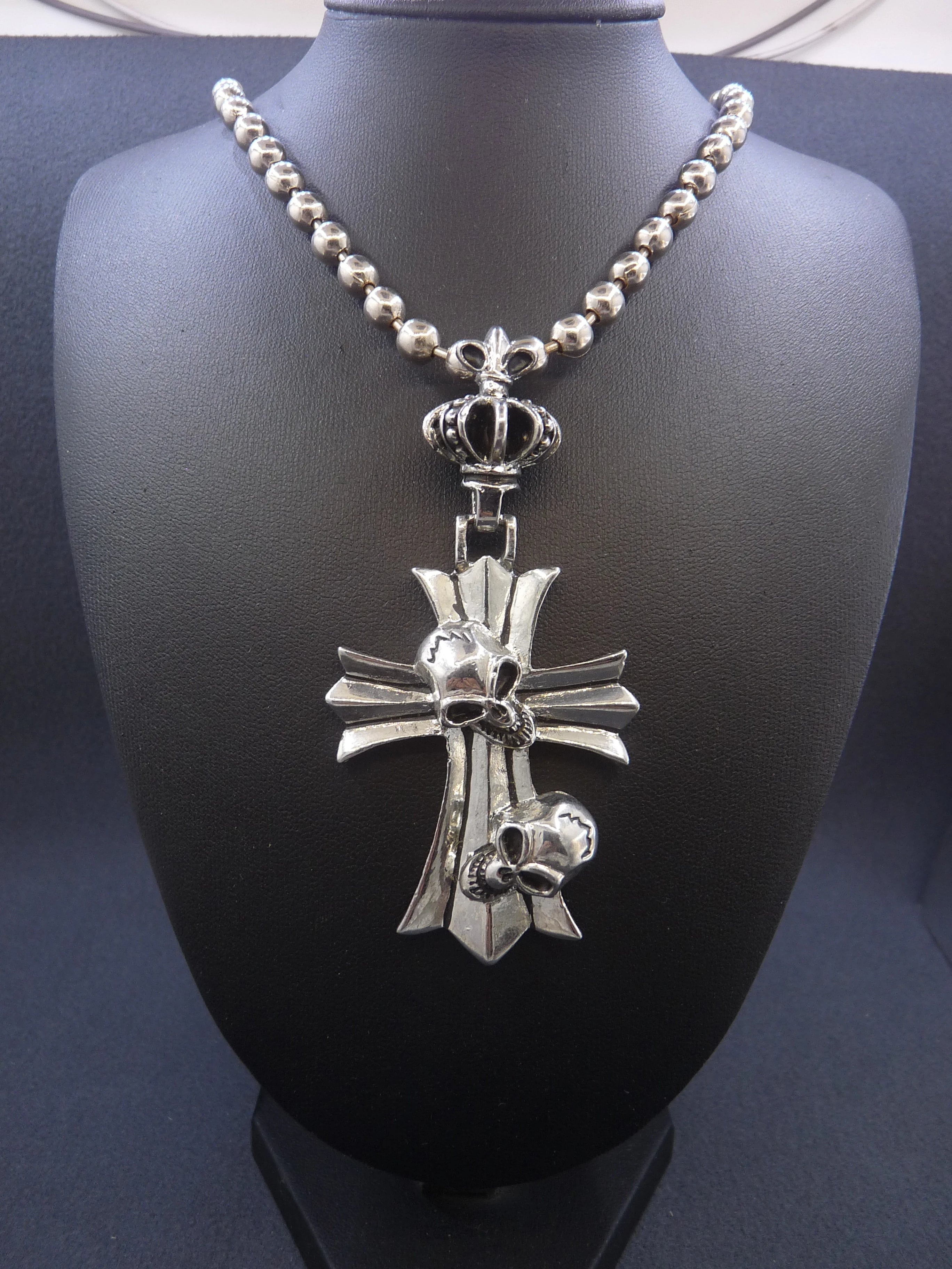 Gothic Crow Skull Jewelry