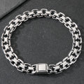 Vintage 50CM Long 20MM Width Choker Necklace Man Solid Polished Matte Stainless Steel Link Chain Necklaces for Men Male