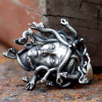 2023 New 316L Stainless Steel Men's Medusa Pendant Necklace Vintage Snake Animal Accessories Party Gift free shipping