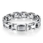 Vintage Double Zero Link Cuban Chain Bracelet — Stainless Steel