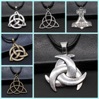 Triquetra Knot Statement Pendant Necklace