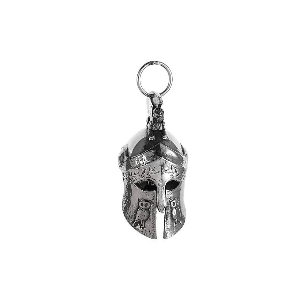 Viking Wolf Bell Pendant — Stainless Steel
