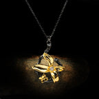 Gothic Death Moth Pendant Necklace