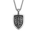 Archangel Michael Pendant — 316L Stainless Steel