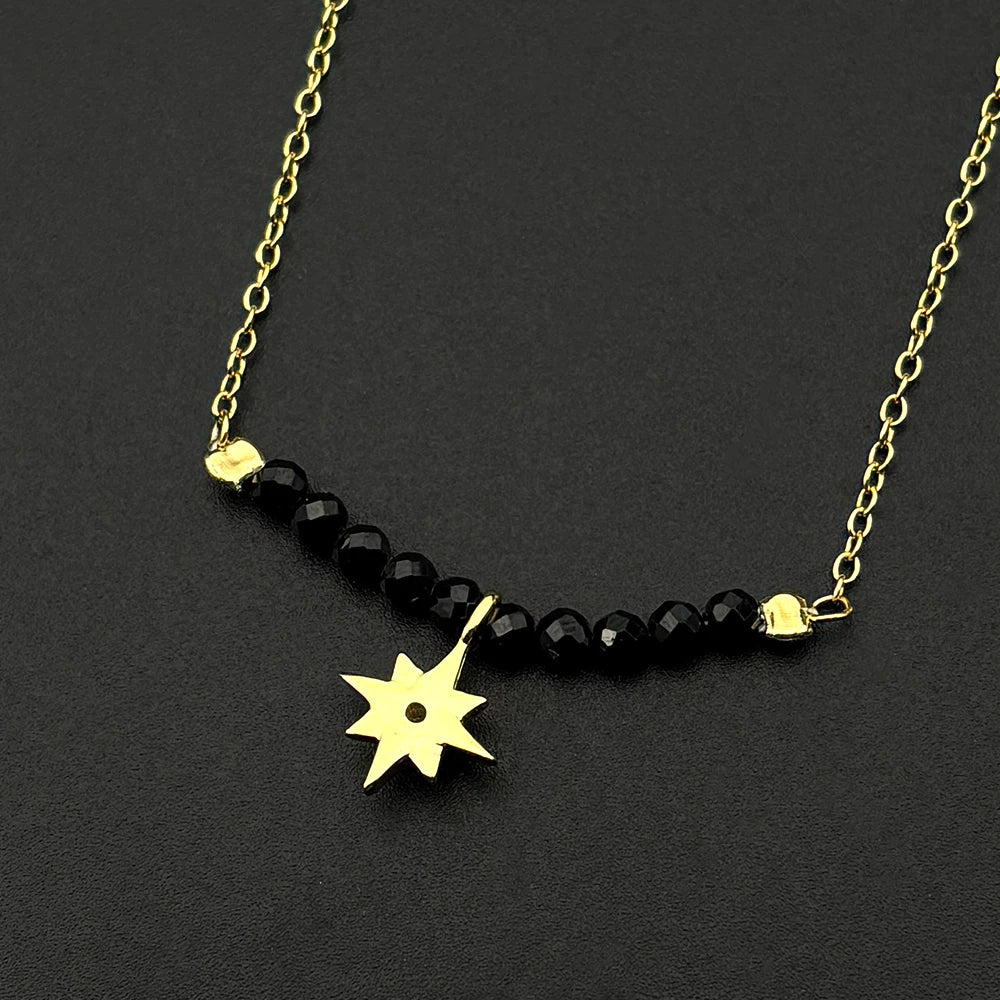 925 Silver Starburst Pendant — Silver