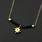 925 Silver Starburst Pendant — Silver