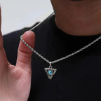 Moonstone Celtic Knot Pendant — Stainless