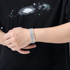 Iced Out Tennis Bracelet Stainless Steel 3/4/5MM