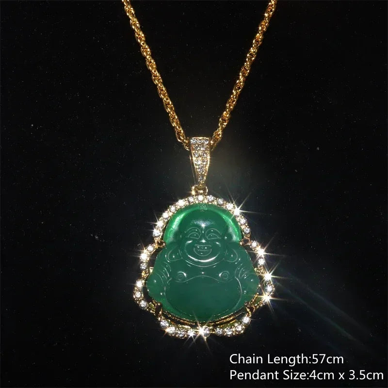Vintage Natural Obsidian Dragon Pendant Necklace Zodiac Dragon Carved Chinese Mascot Amulet Lucky Men Necklace